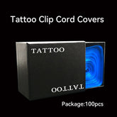 Disposable Tattoo Clip Cord Covers (blue-100pcs)