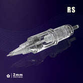 T&T AWE Series Tattoo Needle Cartridges Round Shader (RS) with dual patented ink reservoir and stabilizing membrane