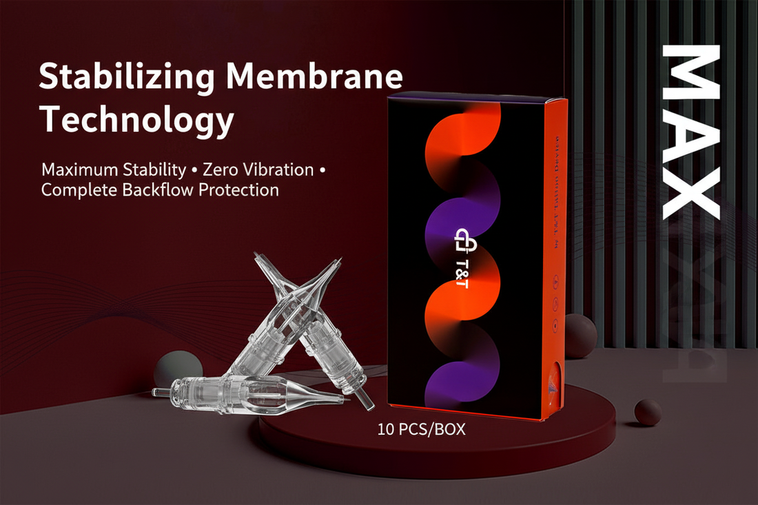 TNT Tattoo MAX Series Tattoo Needle Cartridges Reliable tattoo needle cartridges with a stabilizing membrane for consistent performance and excellent value.