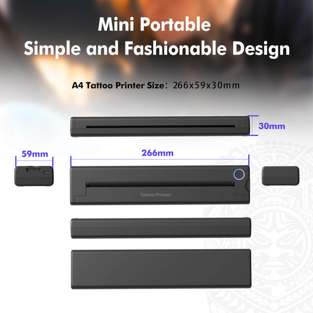 Impresora inalámbrica sin tinta Tattoo Mate Bluetooth