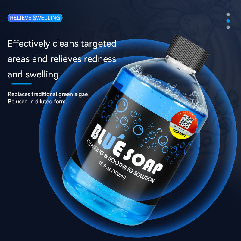 Jabón azul para tatuajes 16.9OZ(500ml), Equipo para limpieza de la piel