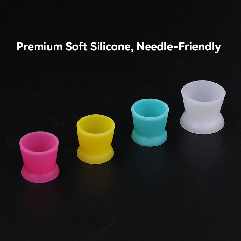 Vasos desechables de silicona para pigmentos de tatuaje (300 uds.)