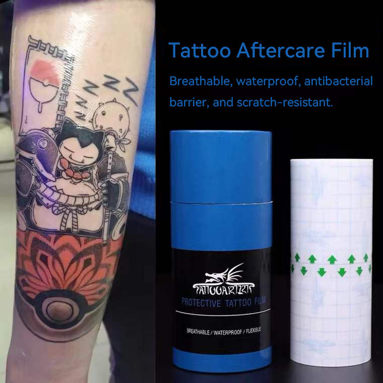 Rollo de vendaje para el cuidado posterior de tatuajes 6 pulg.*11 yd (15 cm*10 m)