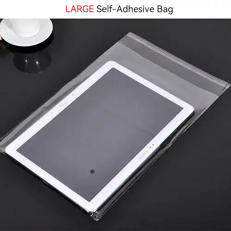 Bolsas de plástico transparente resellables y de autocierre para tabletas (100 uds.)