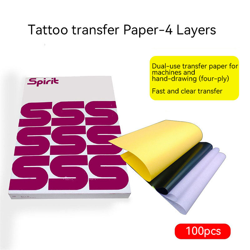 Maszyna do przenoszenia tatuaży, papier transferowy (100 szt.)
