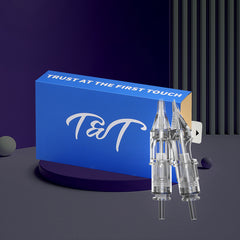 T&T AWE Series Tattoo Needle Cartridges – Long Round/Curved Magnum (RM-L),20pcs