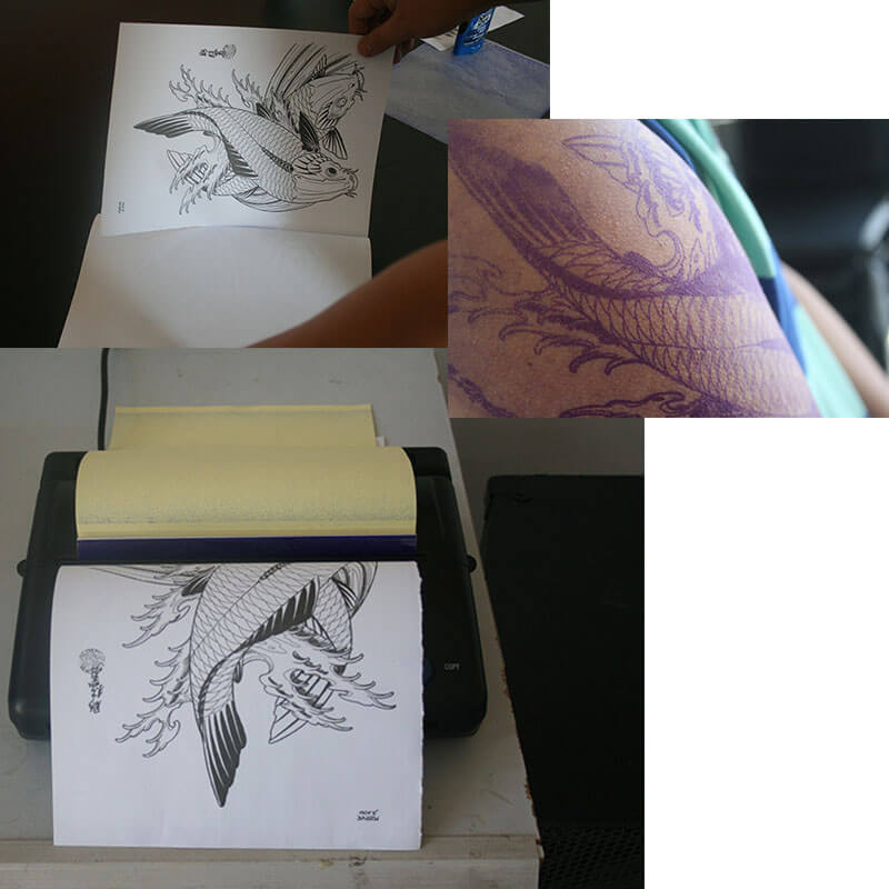 Máquina de plantillas de transferencia para tatuajes (Preventa)