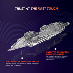 T&T AWE Series Tattoo Needle Cartridges – Round Shader (RS),20pcs