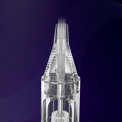 T&T AWE Series Tattoo Needle Cartridges – Long Round/Curved Magnum (RM-L),20pcs