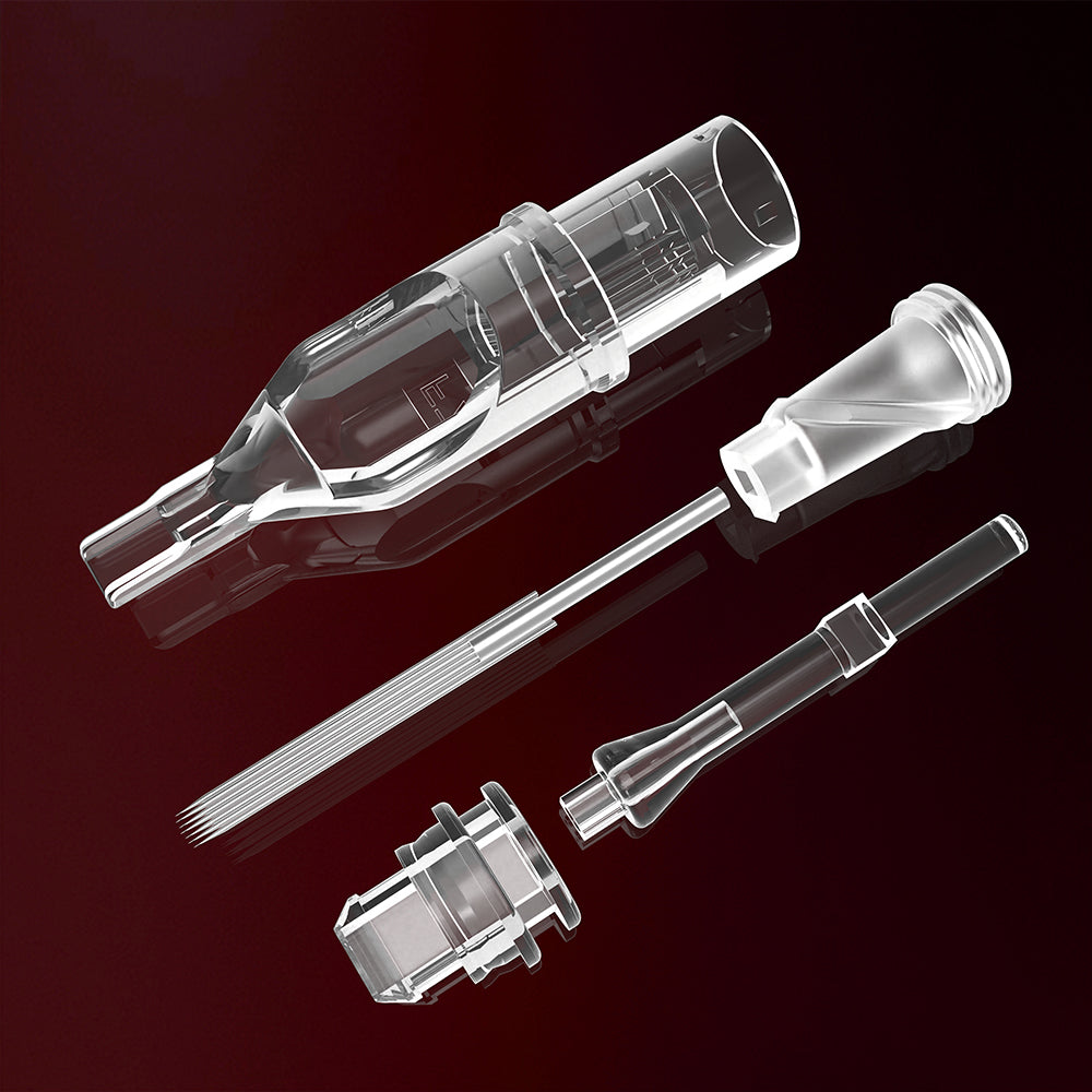 Cartuchos de agujas para tatuaje Serie T&T MAX – Magnum Redondo/Curvo (RM), 10 uds.