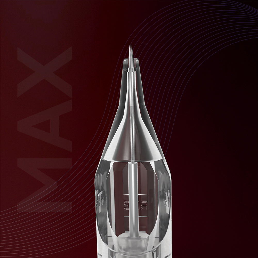 Cartuchos de agujas de tatuaje Serie T&T MAX – Sombreado redondo (RS), 10 uds.