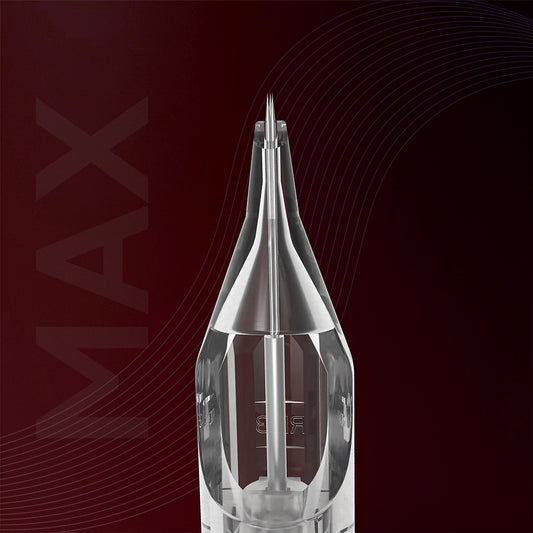 Cartuchos de agujas de tatuaje Serie T&T MAX – Sombreado redondo (RS), 10 uds.