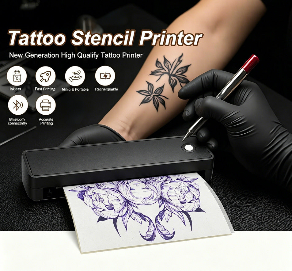 Drukarka bezatramentowa Bluetooth Tattoo Mate A55