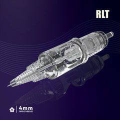 T&T AWE Series Tattoo Needle Cartridges Round Liner Tight (RLT) with dual patented ink reservoir and stabilizing membrane