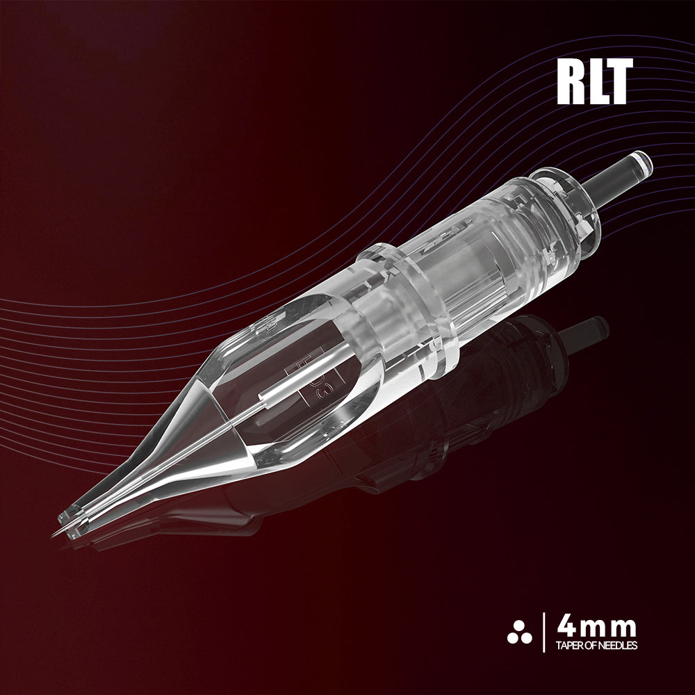 T&T MAX Series Tattoo Needle Cartridges Round Liner Tight (RLT) with patented stabilizing membrane for smooth stable ink flow