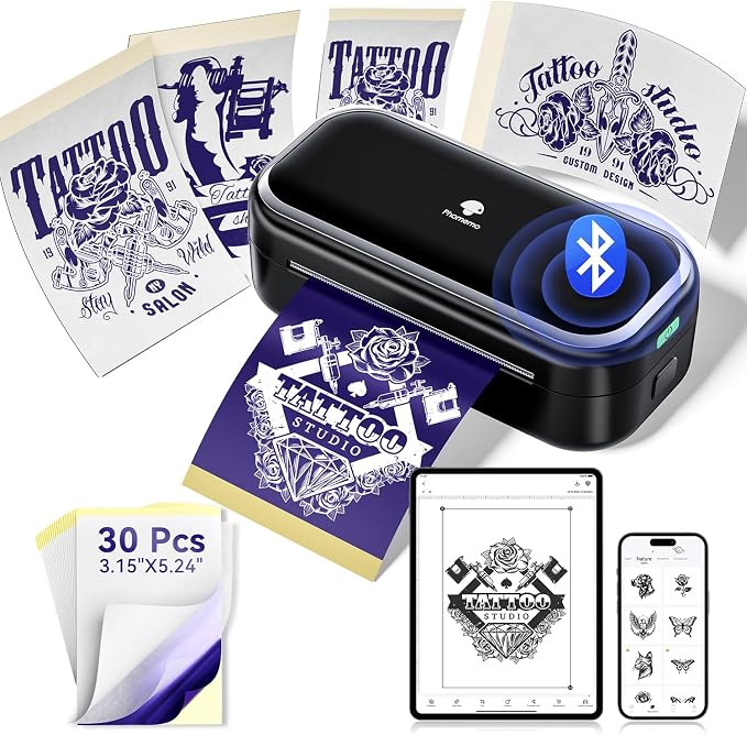 Tattoo Mate Bluetooth Inkless Mini Maker TP31
