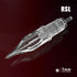 T&T MAX Series Tattoo Needle Cartridges Long Round Shader (RS-L) with patented stabilizing membrane for smooth stable ink flow