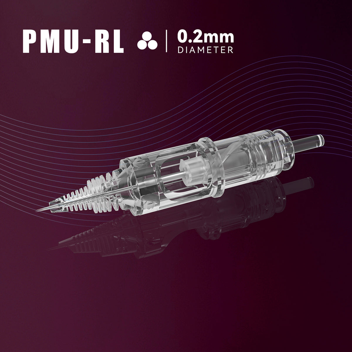 T&T PMU RL 0.20mm tattoo needle cartridges for bold lip fills ombre brows and scalp micropigmentation
