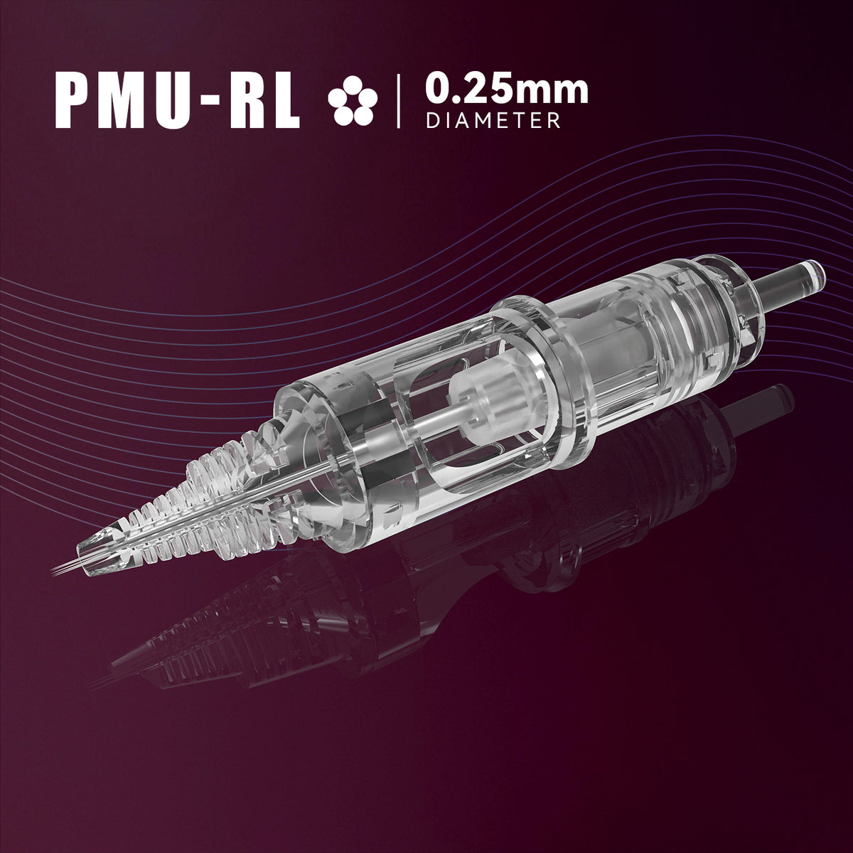 T&T PMU RL 0.25mm tattoo needle cartridges for bold lip fills ombre brows and scalp micropigmentation