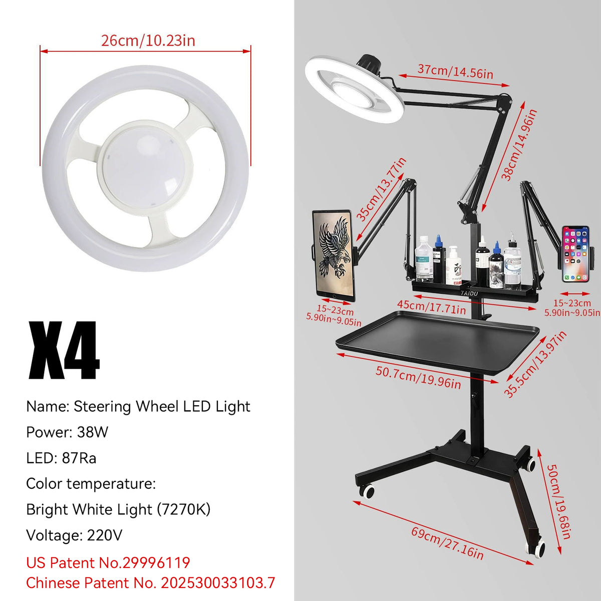 Workstation da tatuaggio all-in-one
