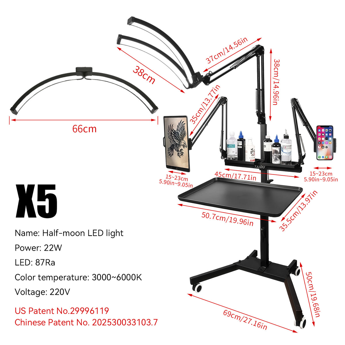 Workstation da tatuaggio all-in-one